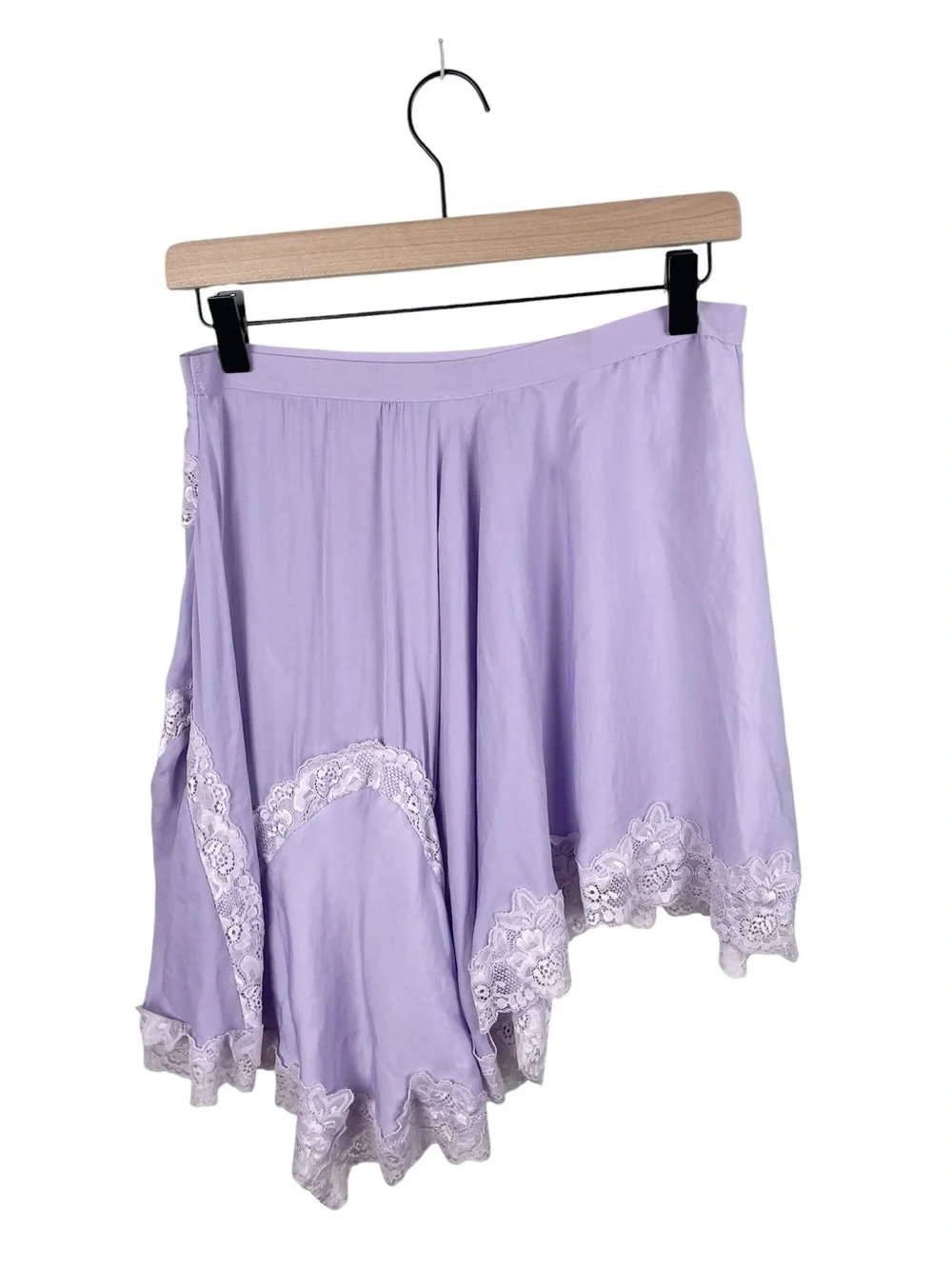 Intimately Free People Neon Nights Half Slip Lilac Skirt XS Lace Coquette Fairy